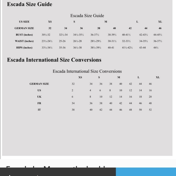 ESCADA BY MARGARETHA LEY 3PC OUTFIT SZ 42 - Picture 16 of 16